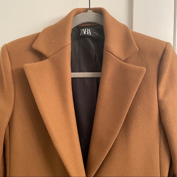 Wool blend coat - camel - Picture 3 of 6